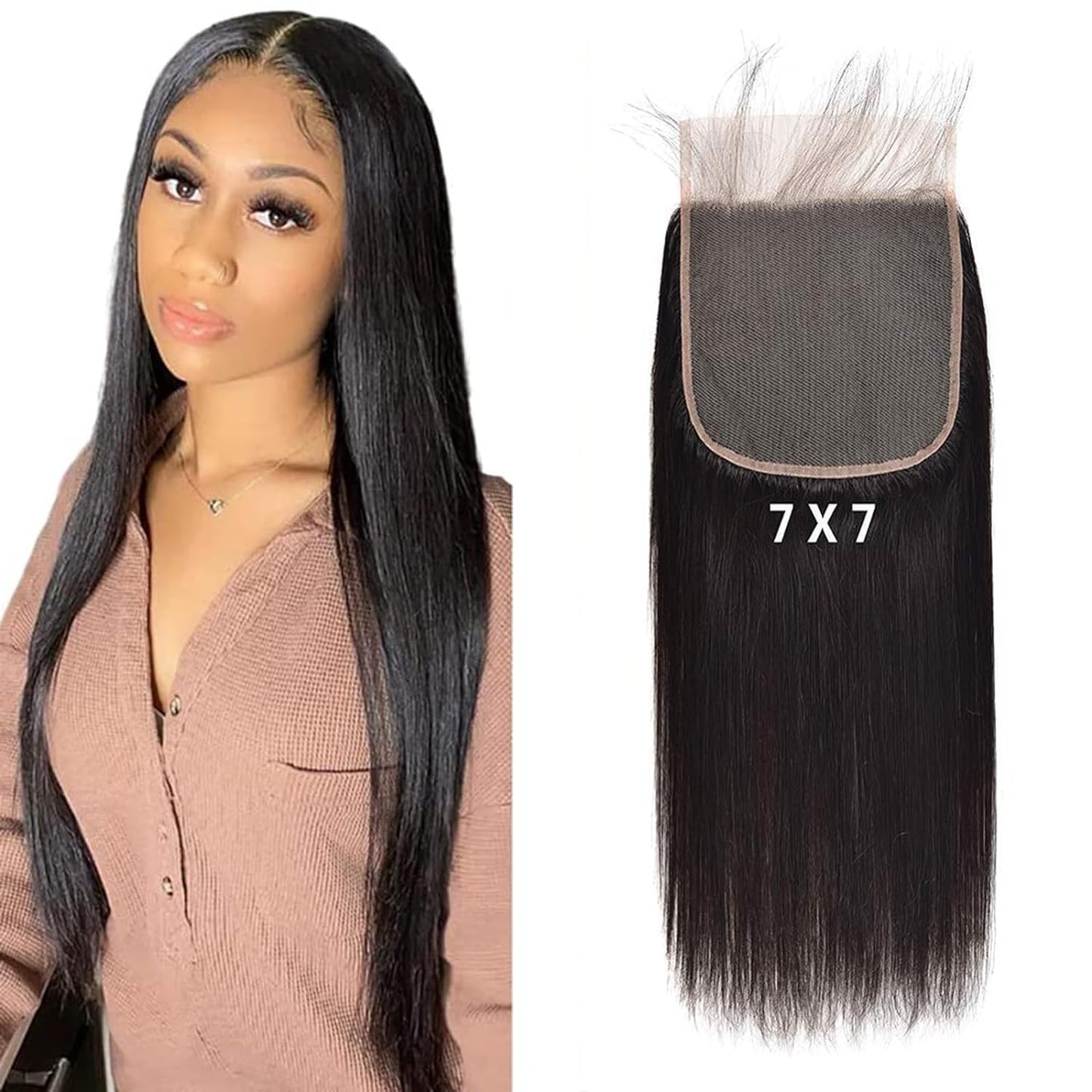 7x7 Closure Lace 12-20 Inch