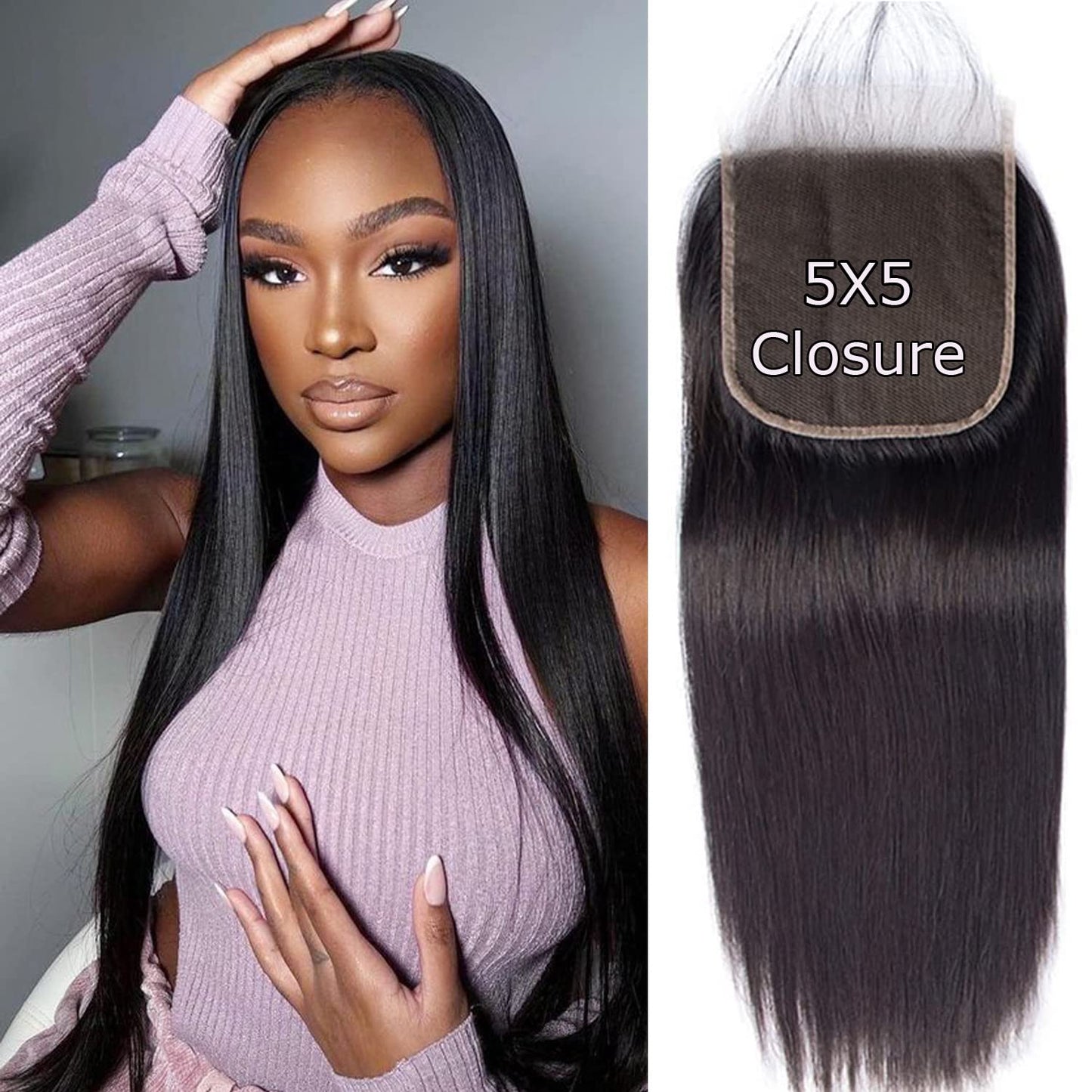5x5 Closure Lace 10-20 Inch