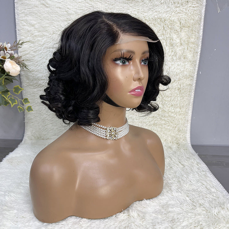 4x4 Bouncy Curl Glueless Bob 12 Inch