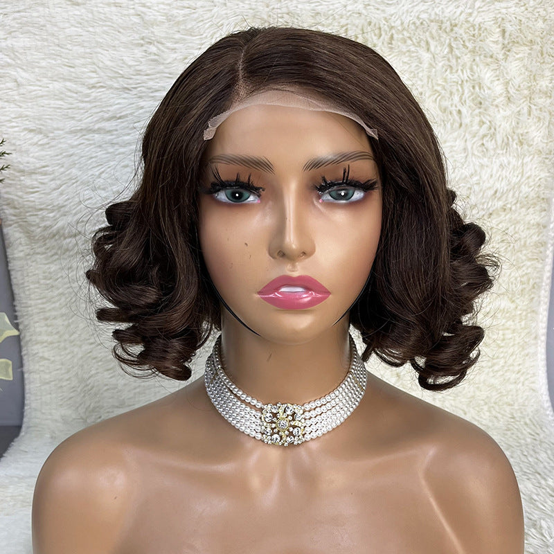 4x4 Bouncy Curl Glueless Bob 12 Inch