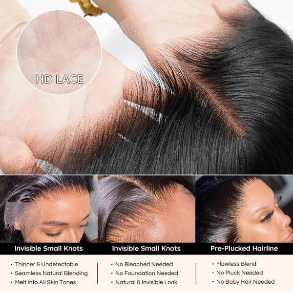 13x4 HD Lace Front 12-20 Inch