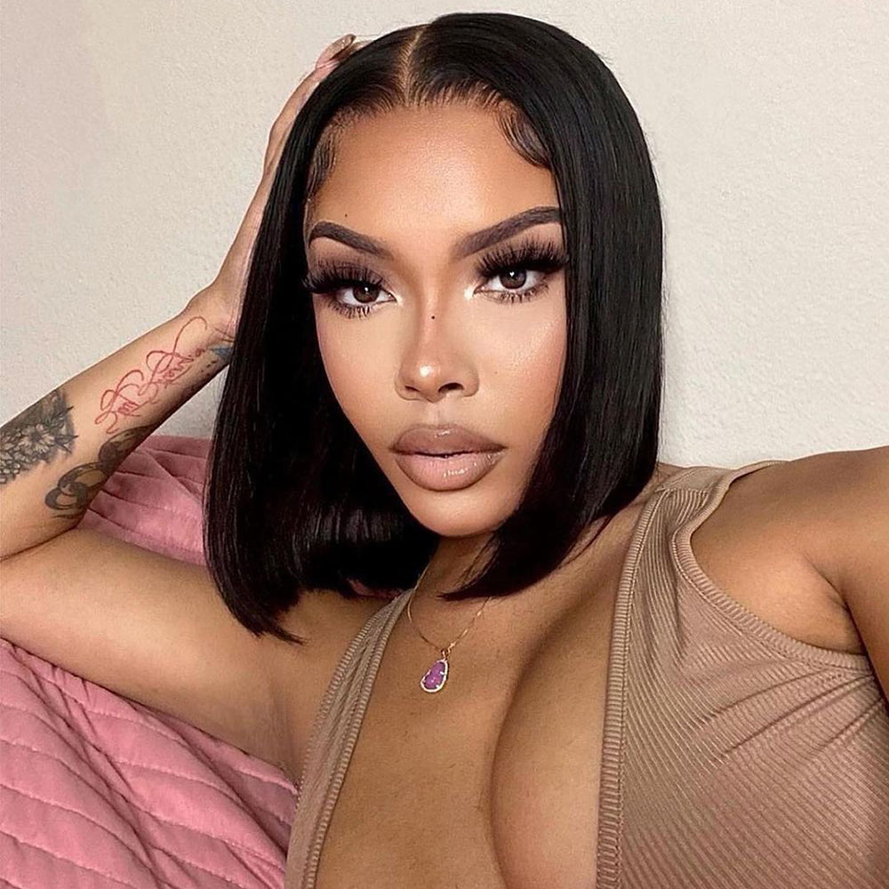 13x4 Bob Wig Straight Style